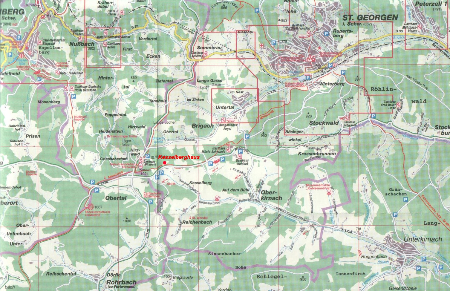 Karte der Turi-Info